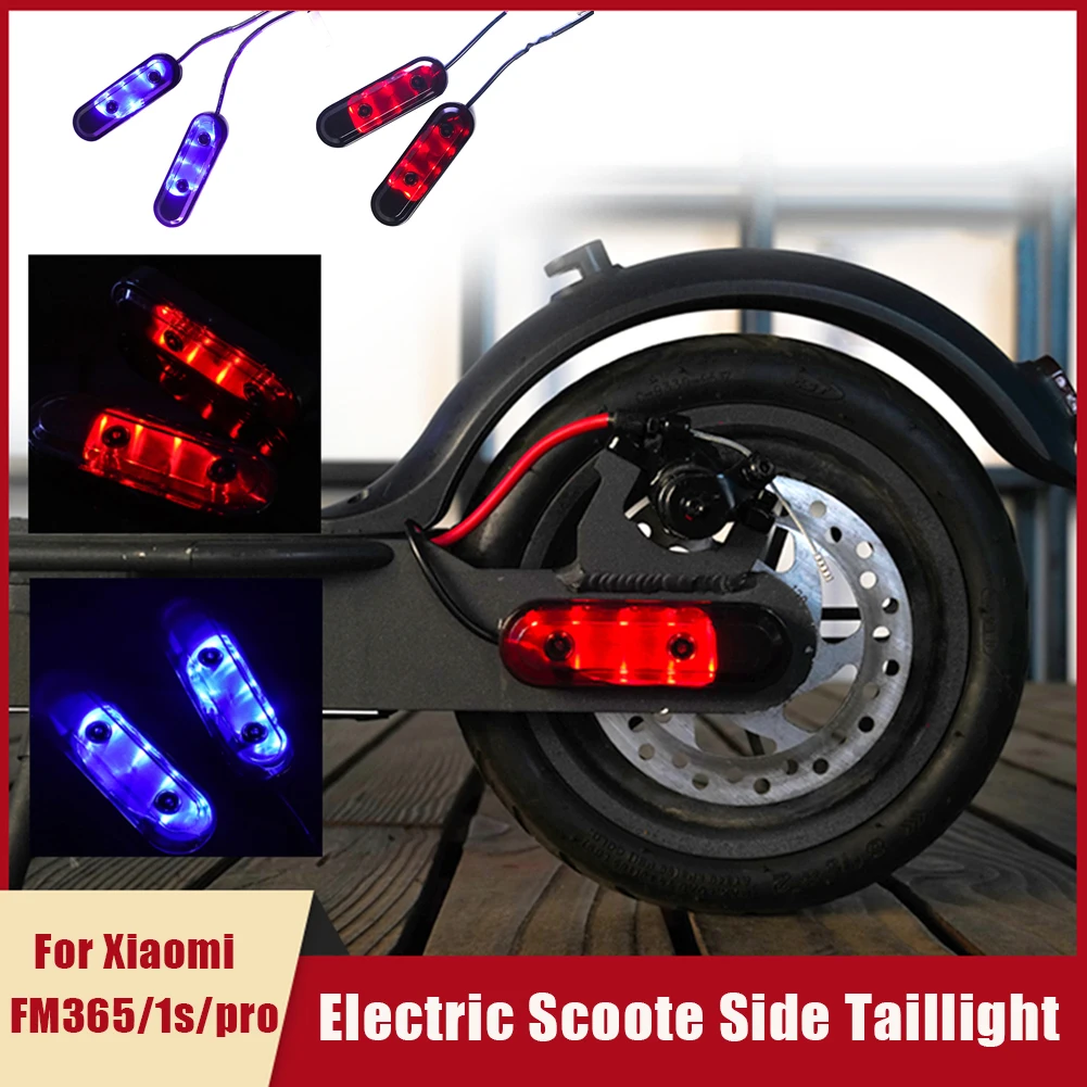 

1 Pair Electric Scooter Taillight Rear Safety Warning Light For Xiaomi Mijia M365/PRO/1S Electric Scooters Parts Rear Tail Lamp