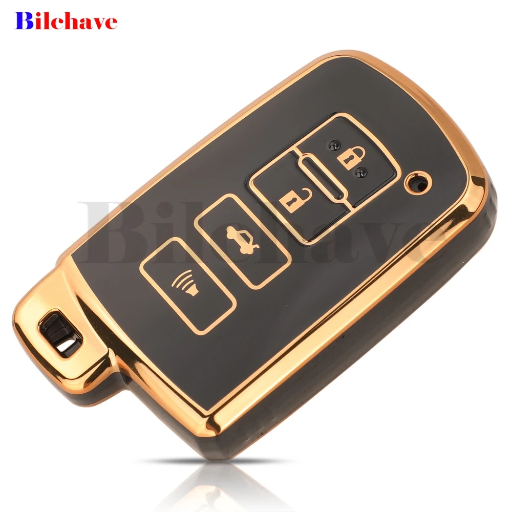 Jingyuqin новый чехол для автомобильного ключа из ТПУ Toyota Corolla Camry RAV4 Highlander Auris CHR Avalon Land