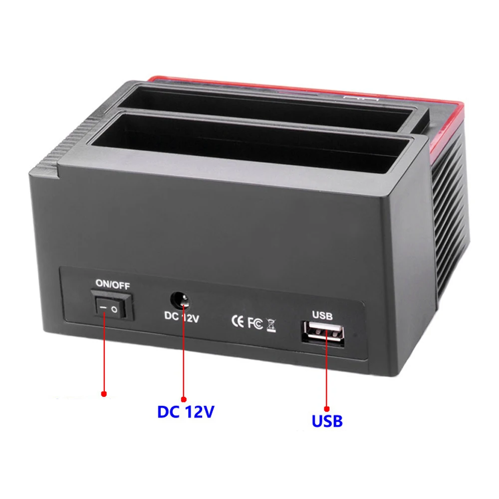 Фото Док-станция для жестких дисков 2,5, 3,5 дюйма, SATA IDE HDD №4