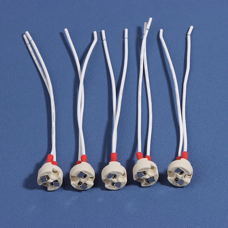 5 шт. держатель лампы GU5.3 MR16 G5.3 улучшенная Европейская основа для круглый патрон 15