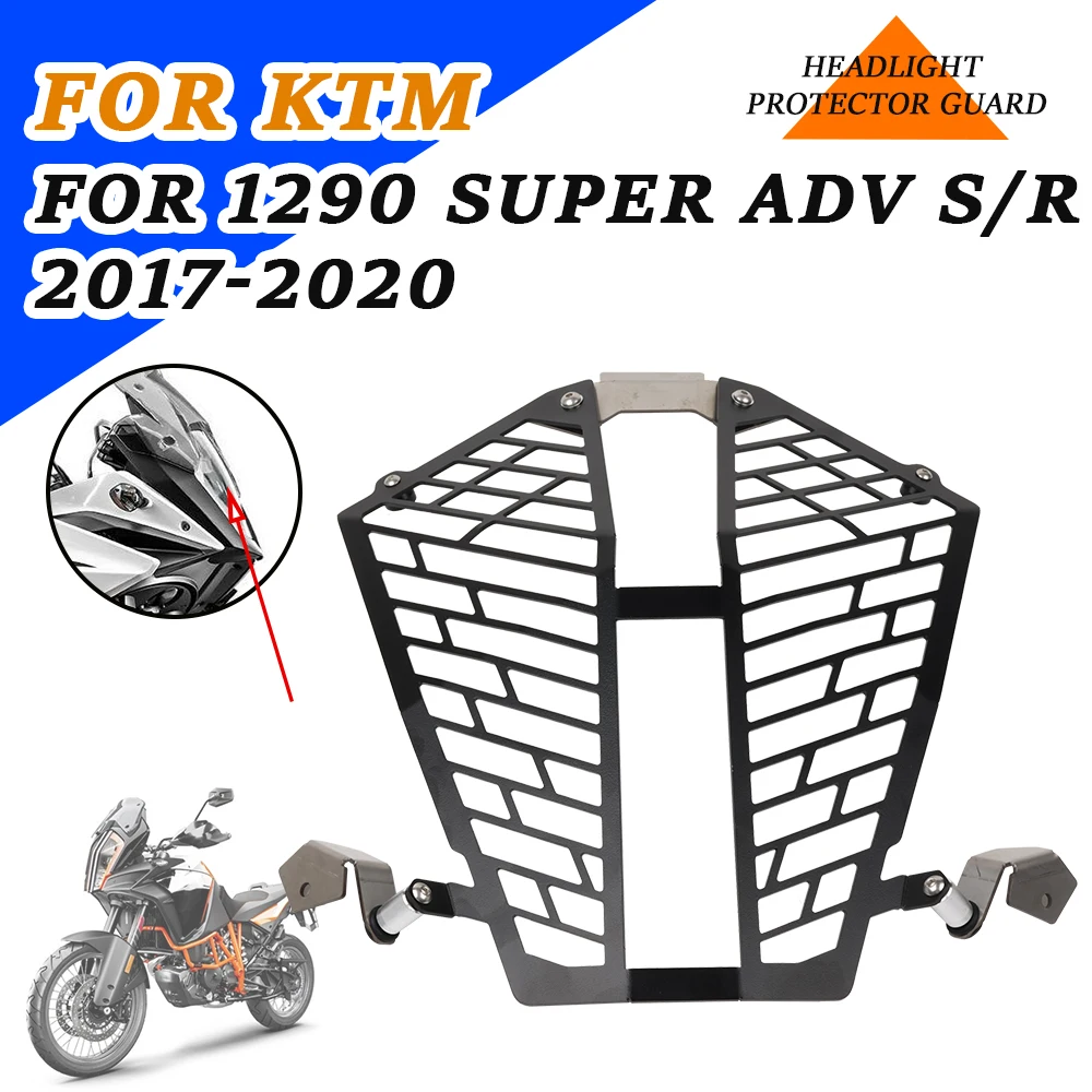

For KTM 1290 Super Adventure R S Headlight Guard For 1290 Super ADV 1290ADV Motorcycle Grille Cover Headlamp Grill Mesh Guard