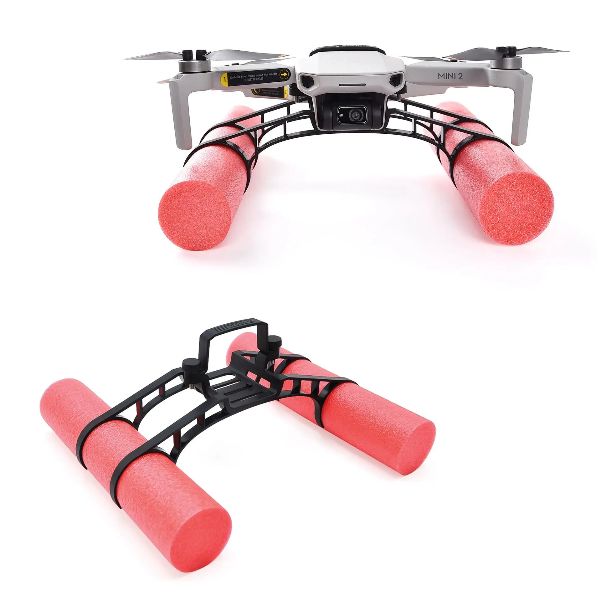 Фото Для DJI Mavic Mini 2 повышающий штатив водный зависающий противоударный тренировочный стеллаж плавучий стержень №2