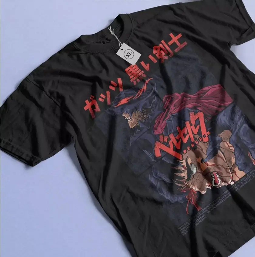 Футболка Berserk рубашка японского аниме аниме-манга модная аниме-футболка