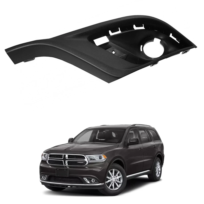 

Front Bumper Fog Lamp Bezel Fog Light Cover For Dodge Durango 2014-2020