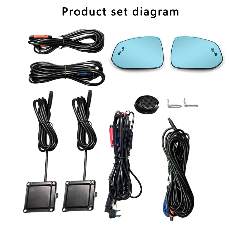 

Для Toyota Corolla Prado Crown Camry RAV4 Wildlander зеркало заднего вида BSM система мониторинга слепых зон BSD помощь при смене полосы движения BSA