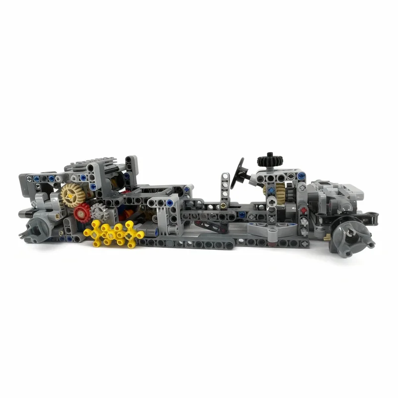 Фото 543 детали MOC Техническая последовательная коробка передач в шасси MR2, модель из строительных блоков, архитектурная игрушка, идея для рождественского подарка, креативный DIY-проект. №1