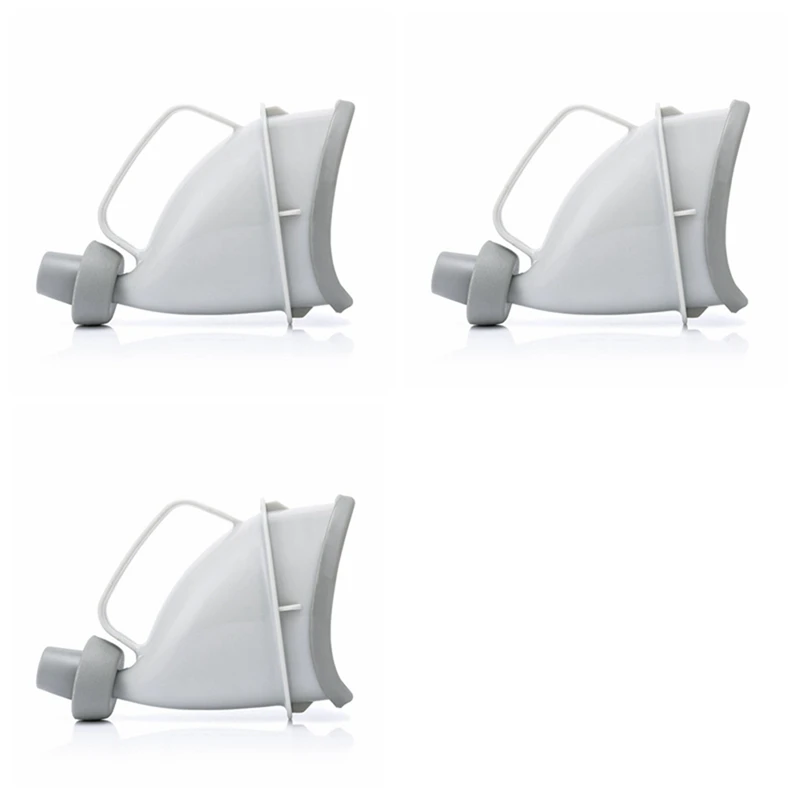 

3PCS Unisex Urinal Urination Device Travel Portable Emergency Toilet, Outdoor Camping Car Urinal Funnel For Male Female