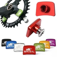 snail bike chainring bolts aluminum alloy bicycle crankset screws road mountain bike crankset bolts chainwheel screw mtb part