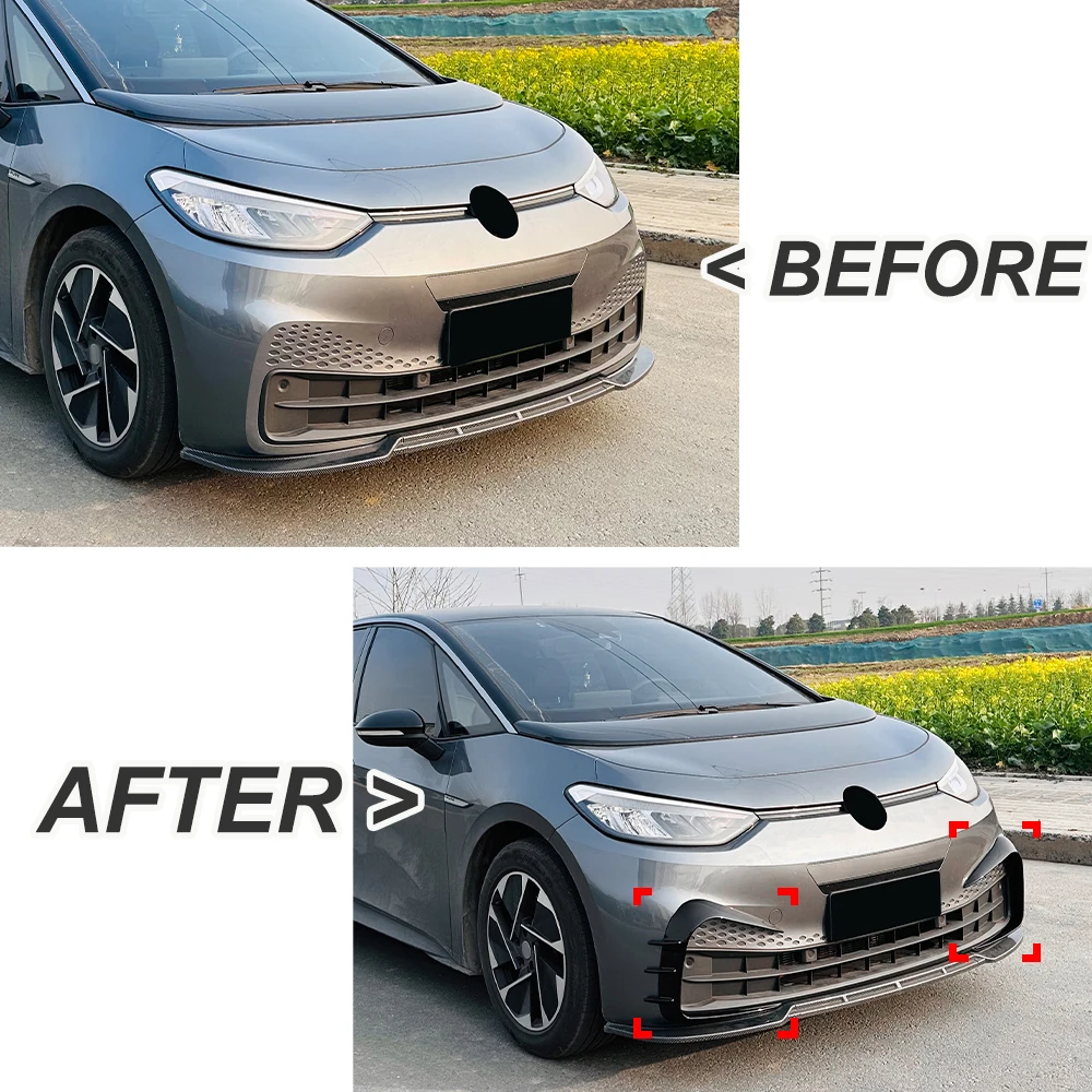 Передний бампер передний воздушный нож спойлер радиатора автомобильная