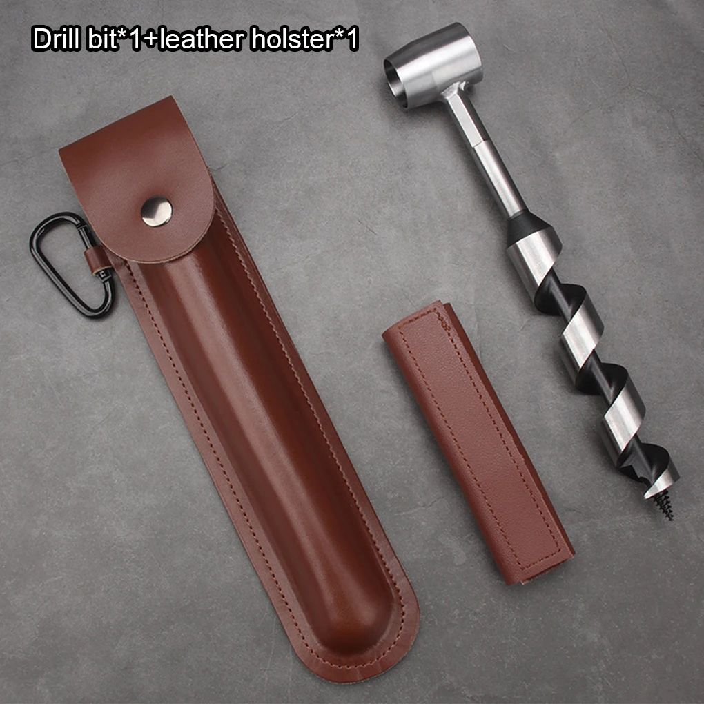 

Manual Wood Drill Peg Backpacking Bushcraft Hiking Woodworking Craft Hand Wrench Log Tool Survival Equipment Accessories