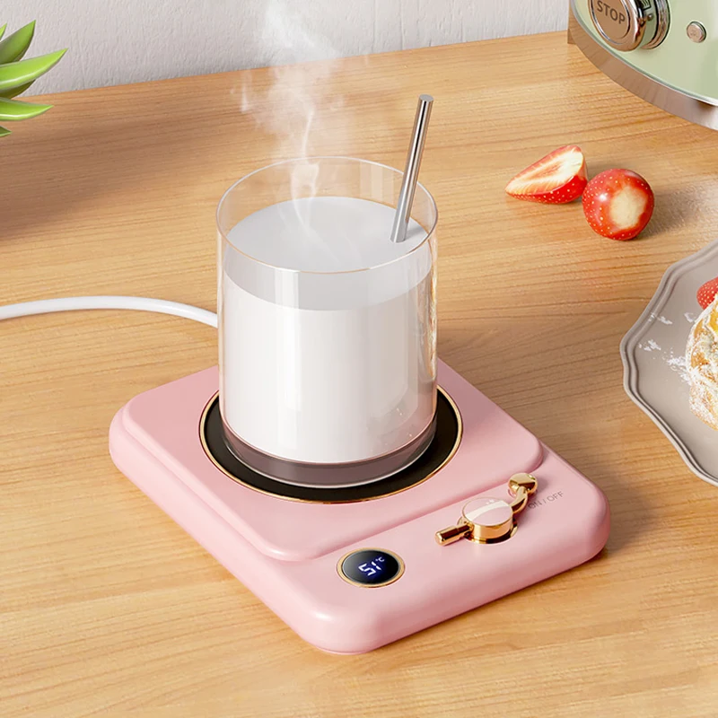 

220V Smart Cup Heater Coffee Mug Warmer Electric Hot Plate for Milk Tea Food Heating Coaster 3 Gear Warming Pad Hot Tea Makers