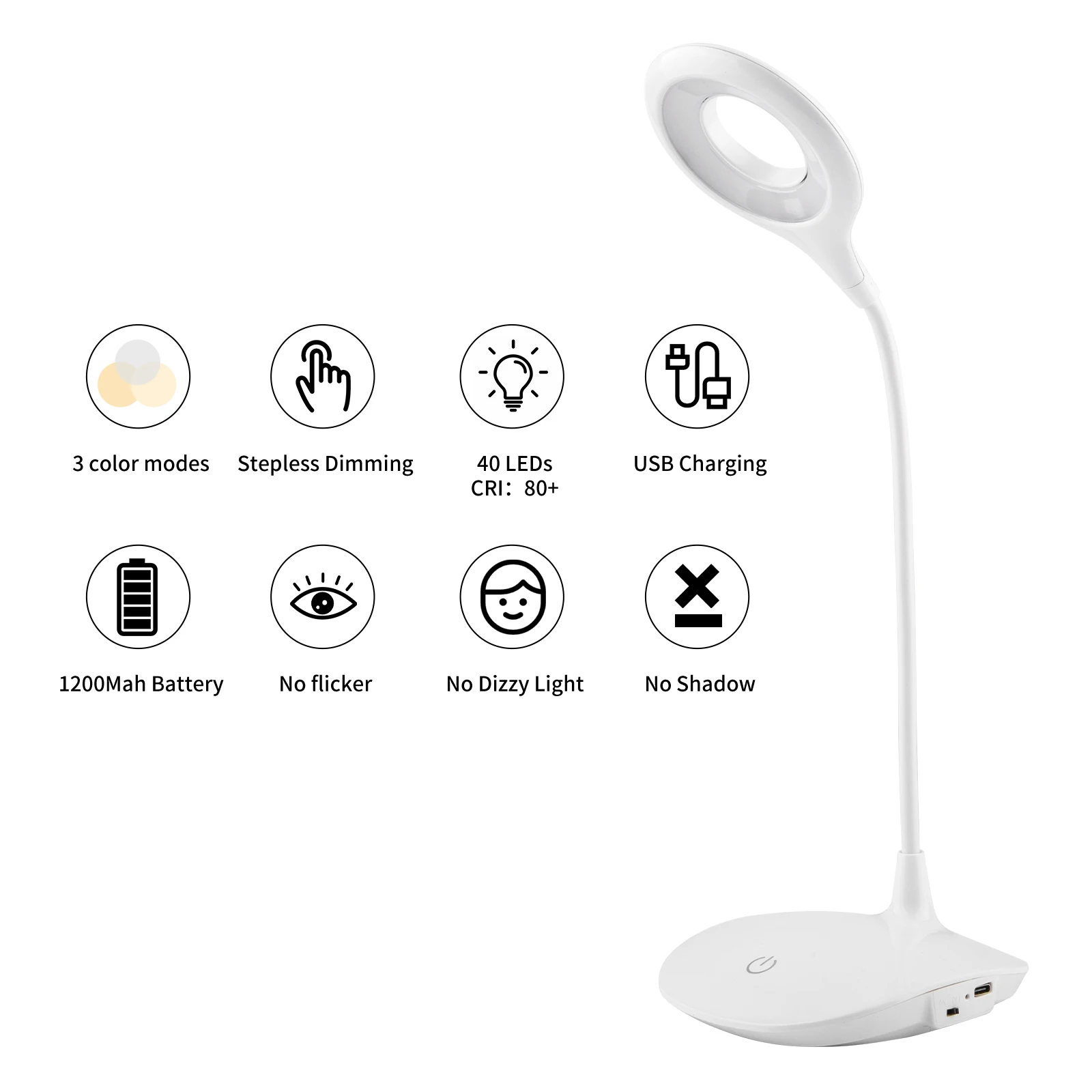 

Портативная настольная лампа LED