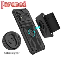 shockproof wristband phone case for samsung a02 a03 a10 a12 a13 a20s luxury stand watch band protective case for galaxy a52 a72