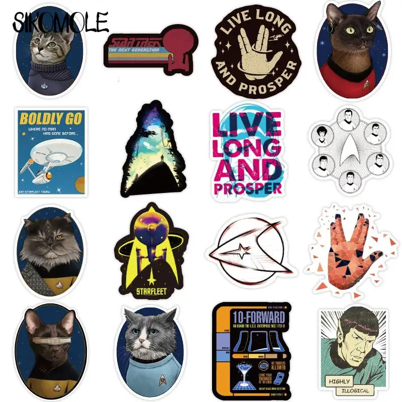 103070pcs cartoon star trek space graffiti sticker luggage car guaitar skateboard phone laptop diy bicycle decals stickers f5 free global shipping