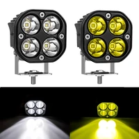 3inch mini led work light square car yellow white spotlight 12v 24v off road fog lamp for lada truck 4x4 4wd car accessorie