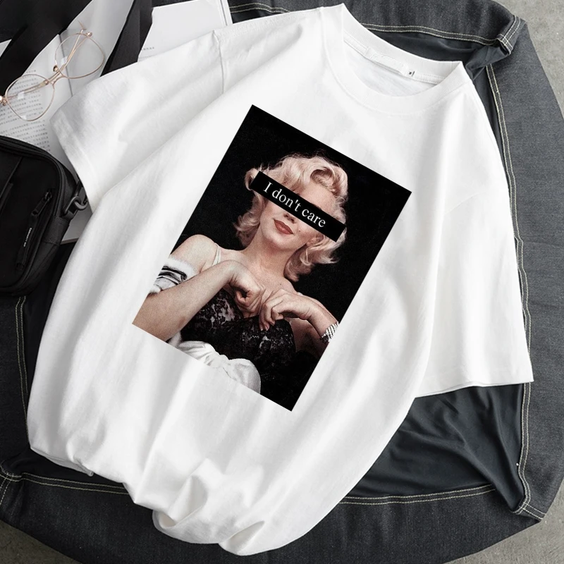 

Футболка женская оверсайз с принтом Monla Lisa, лето 2021