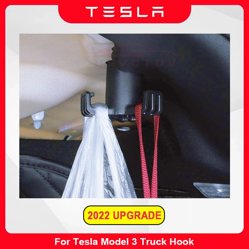 Tesla Model 3 Original Design Rear Trunk Hook Shopping Bag Holder Car Screw Cover Back Suitcase Organizer 2023 2022 Accessories