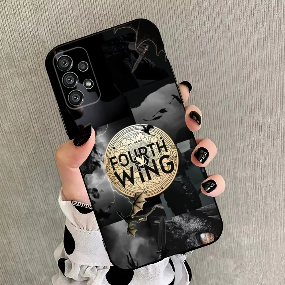 Чехол для телефона Dragon F-Fourth W-Wing Samsung Galaxy A20 A21s A22 A31 A32 A52 A53 A72 73 A80 A91 Мягкий черный