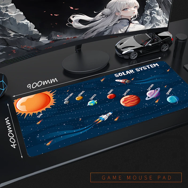 

Big Large Mouse Keyboard Pads Universe Starry Sky Family Laptop Gamer Rubber Mouse Mat Mouse Pad Desk Gaming Mouse Pads Cup Mat