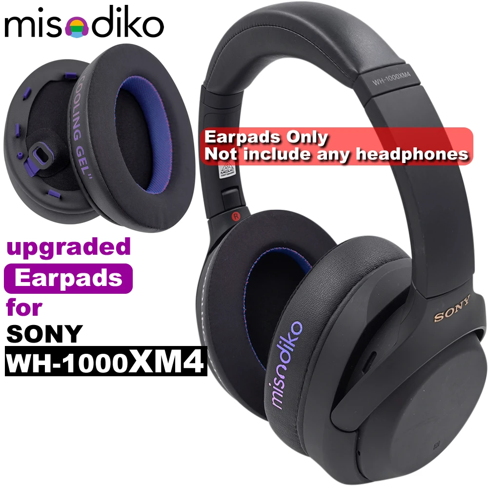 Обновленные амбушюры misodiko для наушников Sony WH-1000XM4 Обновленные амбушюры misodiko для наушников Sony WH-1000XM4