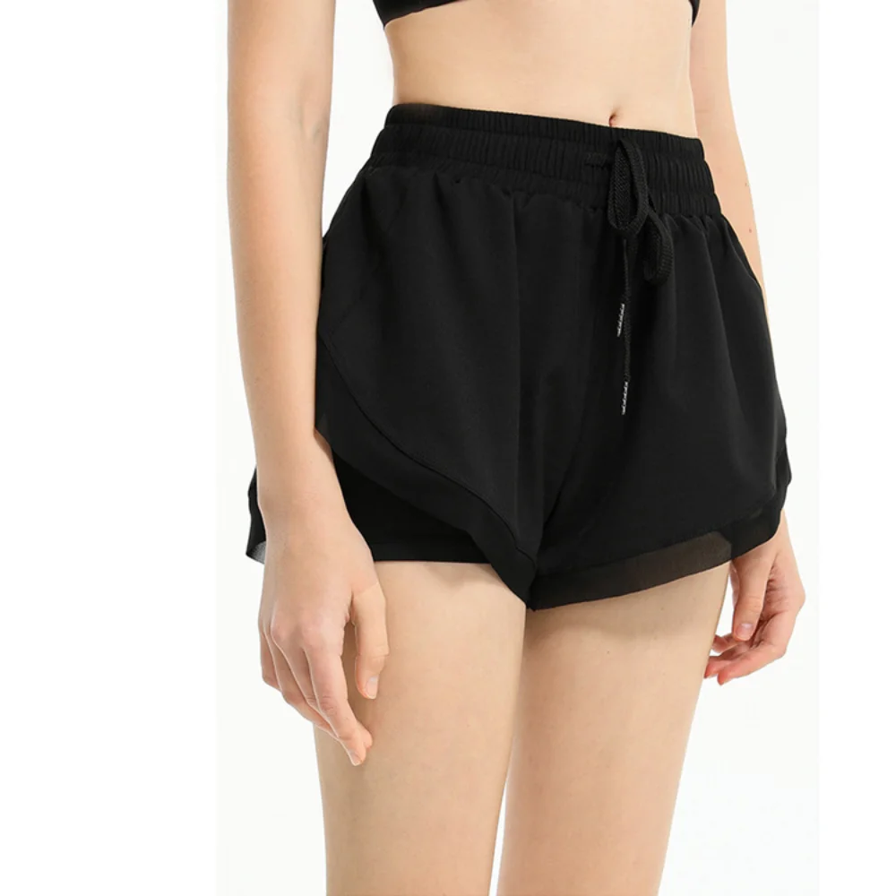 New Breathable Quick-drying Athletic Shorts Tennis Skirt Leggings Sport Women Fitness High Waist Shorts Female Sportswear