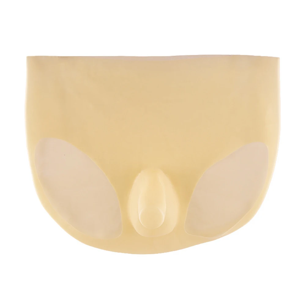 

Latex Briefs Panty Silid Soft Underwear U Bulge Pouch Underpants 3D Pouch Elastic Elephant Nose Erotic Lingerie