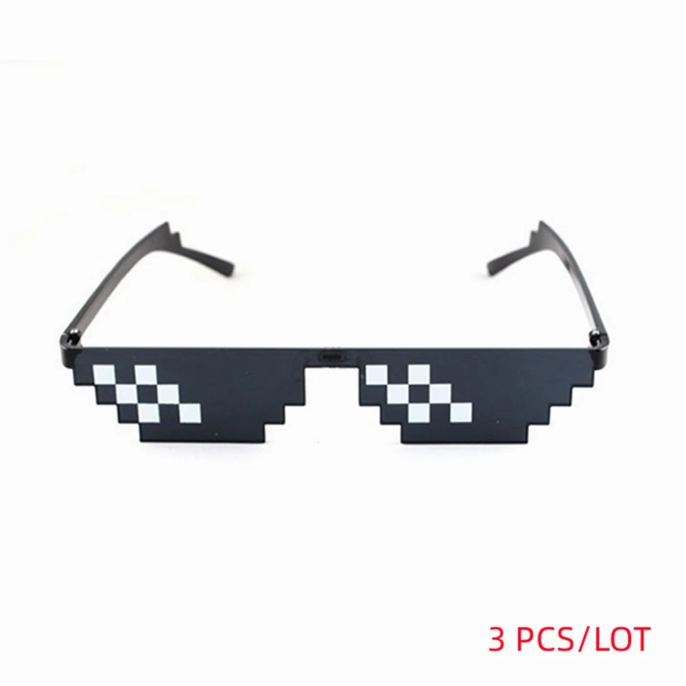 Модные очки с оттенками 8 бит пиксельные женские солнцезащитные унисекс