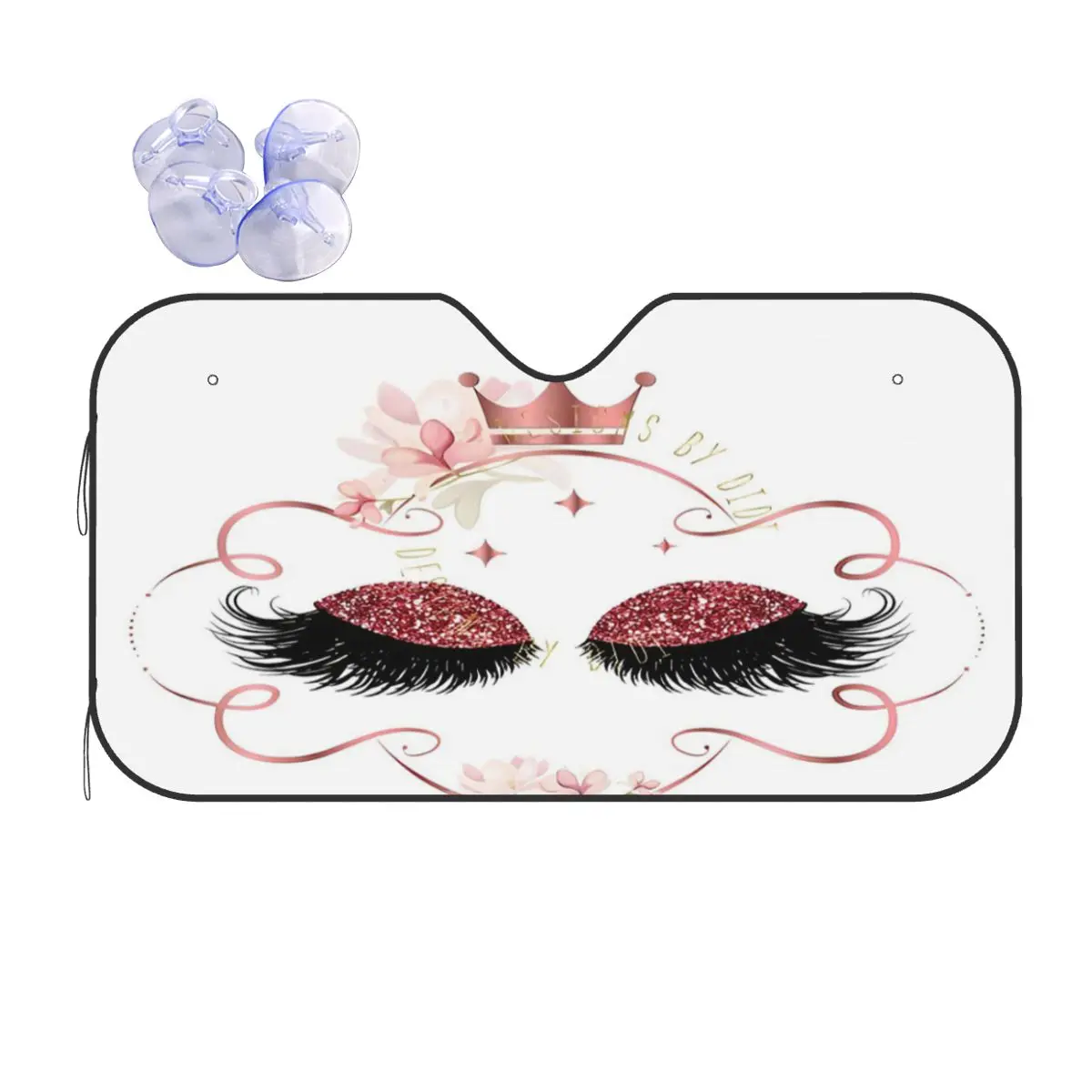 Симпатичные новые солнцезащитные козырьки для ресниц ветровое стекло 70x130 см