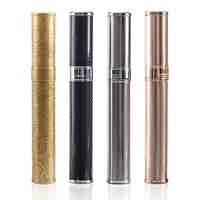 1 pc pure copper carving cigars box cigarettes case single cigar tube high quality portable travel outdoor cigar accessories