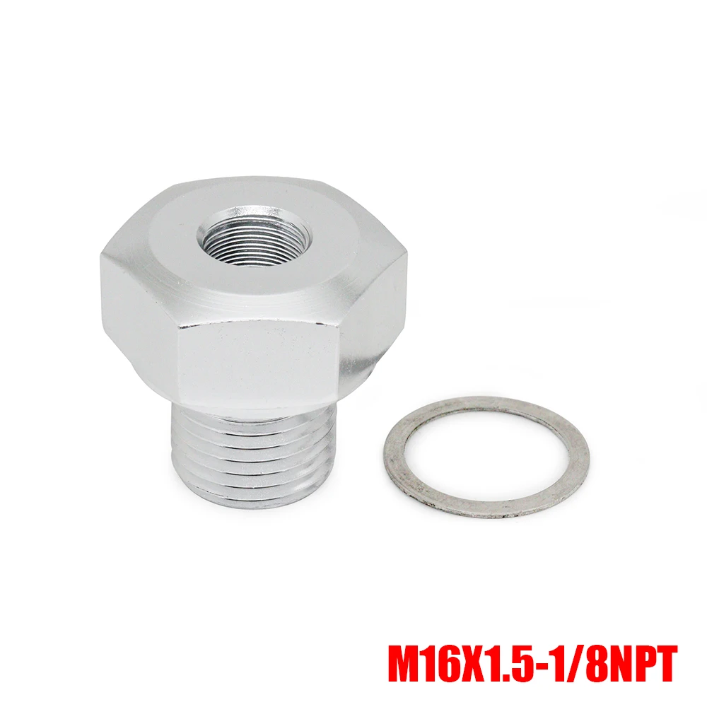 

Поворотный датчик давления масла LS, m16x1, 5/m12x1, 5 1/8, из алюминия, с переходником M12 * 1,5 до 3/8 дюйма