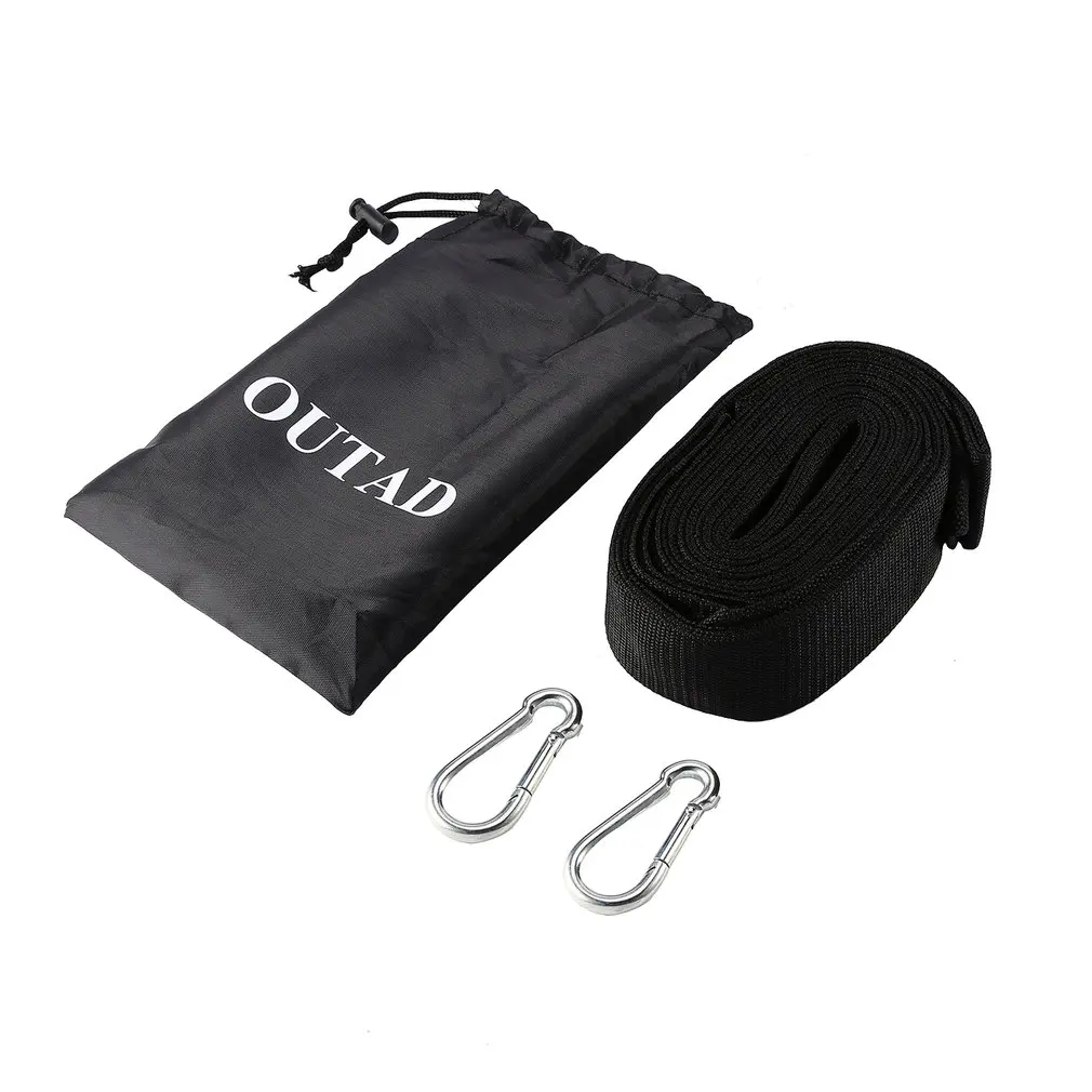 

OUTAD 2 pcs Hammock Tree Straps Set Versatile Heavy Duty with 2 Loops No Stretch Suspension System Kit for Outdoor Hammock