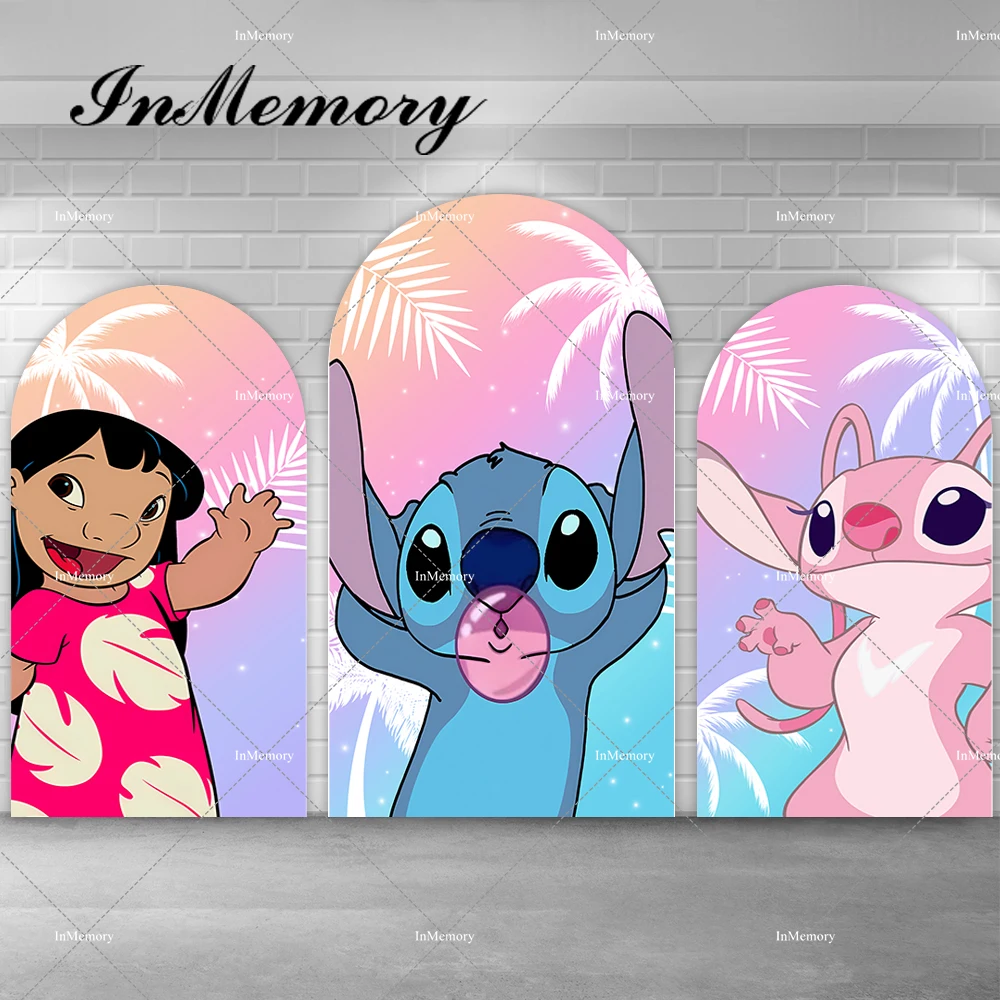 Фотофон с изображением изогнутой арки для детской вечеринки в честь Дня Рождения