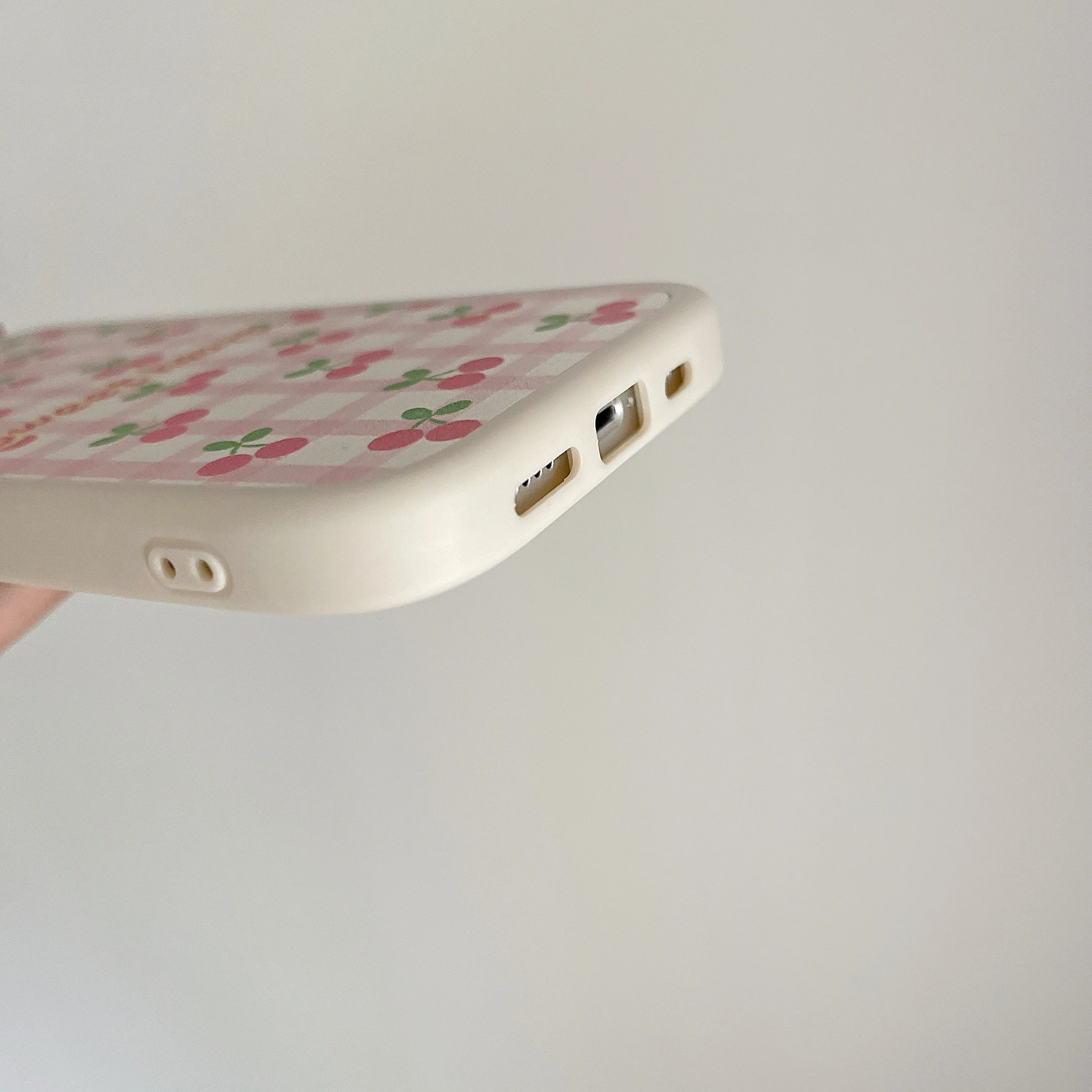 Освежающий розовый чехол-бабочка с вишней для iPhone 13 Pro Max задняя крышка телефона 12