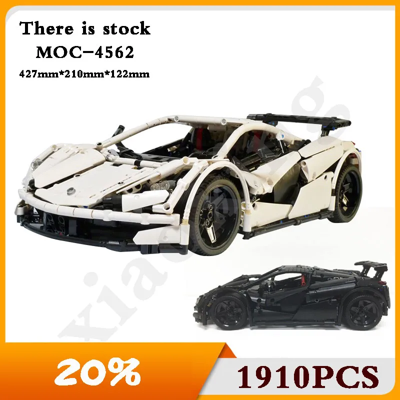 

Модель спортивного автомобиля Icarus Supercar MOC-4562, электрический пульт дистанционного управления 13067, строительные блоки, игрушка, рождественски...