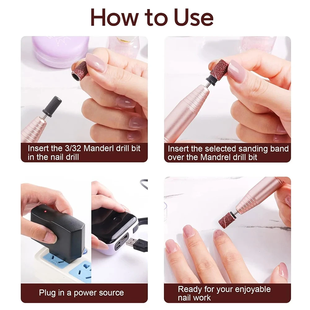 Набор аксессуаров для дрели ногтей