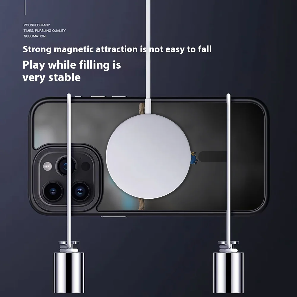 M-Minionss чехол для телефона Magsafe беспроводные зарядные чехлы IPhone 15 13 12 11 14 Pro Max Mini 8 Plus