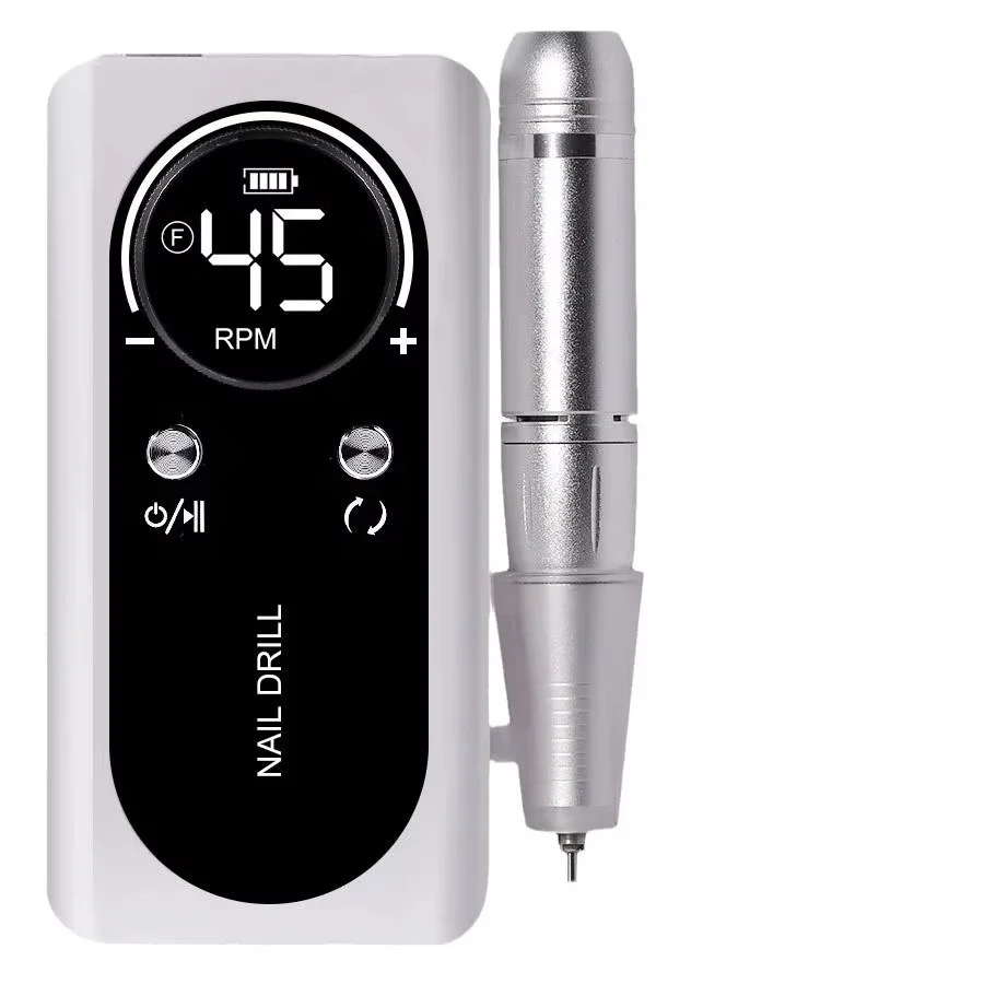 Портативная электрическая дрель для ногтей: 40 000 об/мин удаления акриловых ногтей