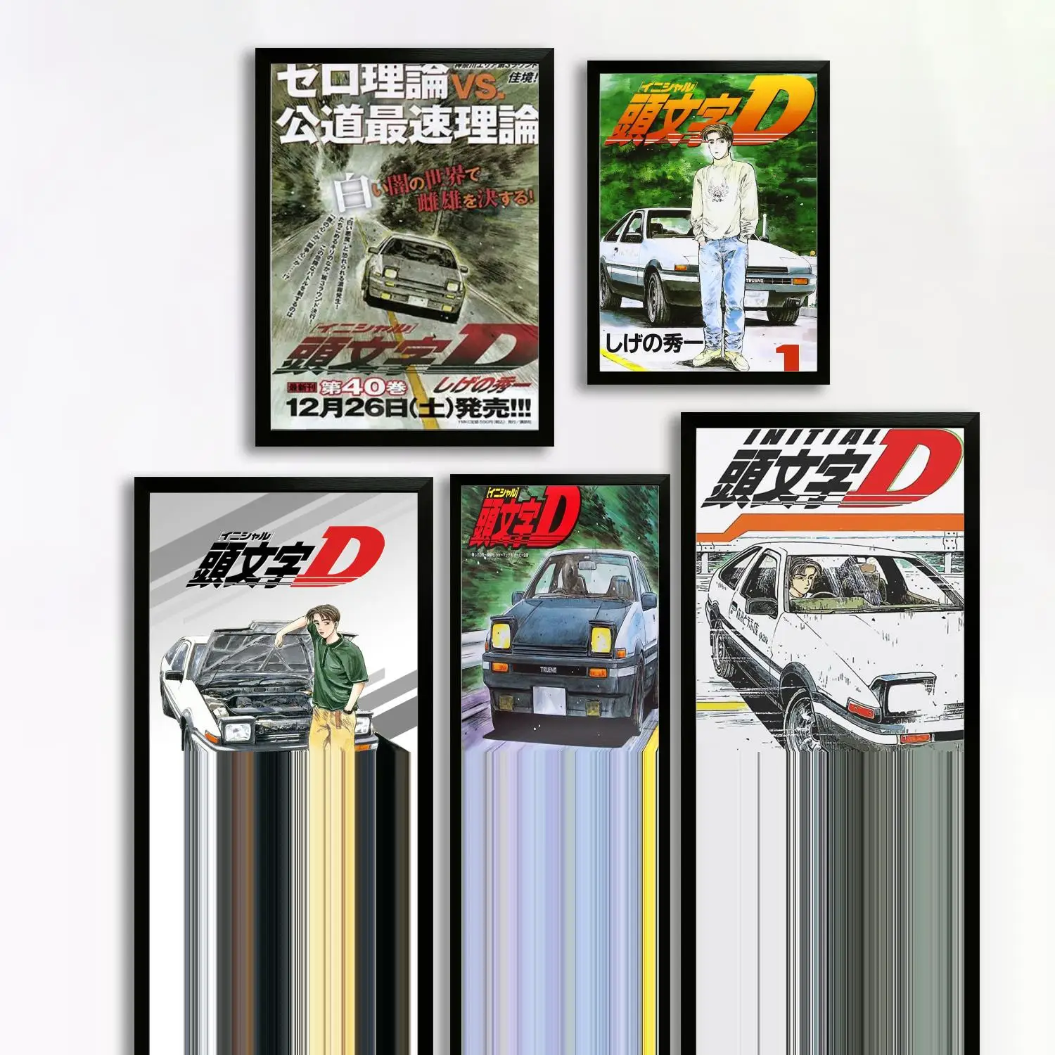 Начальная аниме постер на холсте