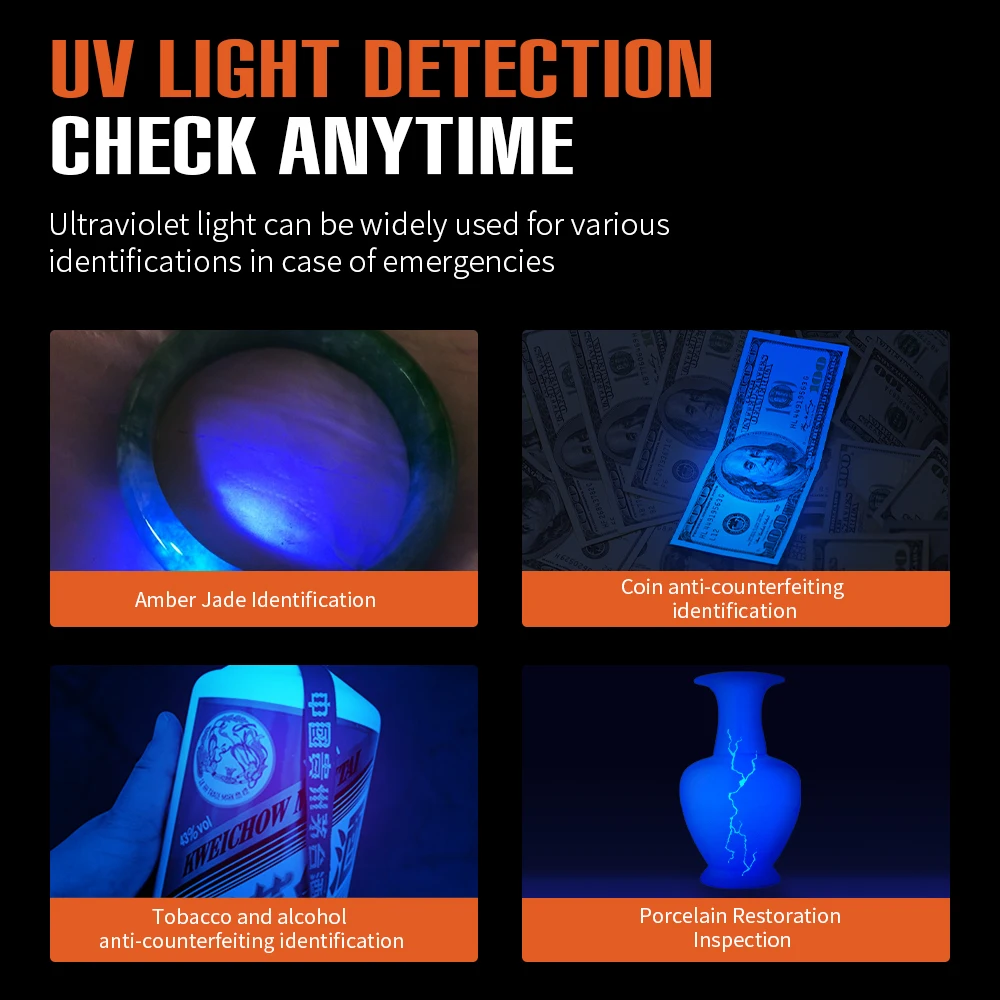 Многофункциональный мини-фонарик Airmars шестискоростной регулируемый яркость