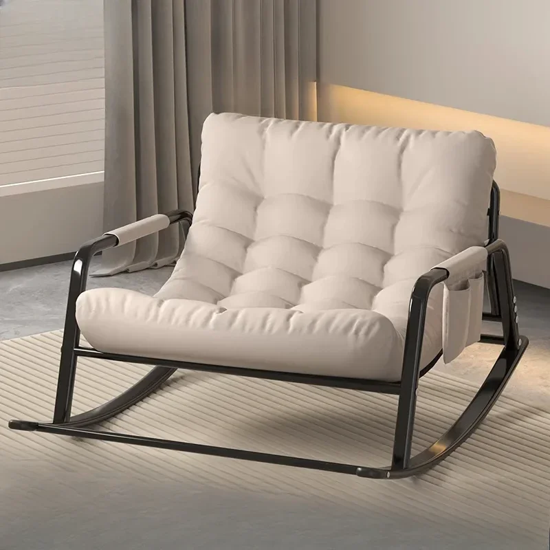 Современное кресло с откидной спинкой удобное из технической ткани