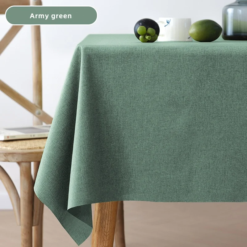 Водонепроницаемая скатерть полиэстер/хлопок кофейный