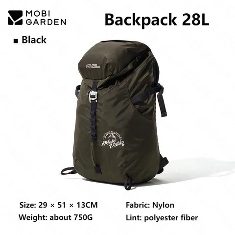 Мobi Garden NX21664025 Черный/оливково-зеленый рюкзак 28 л