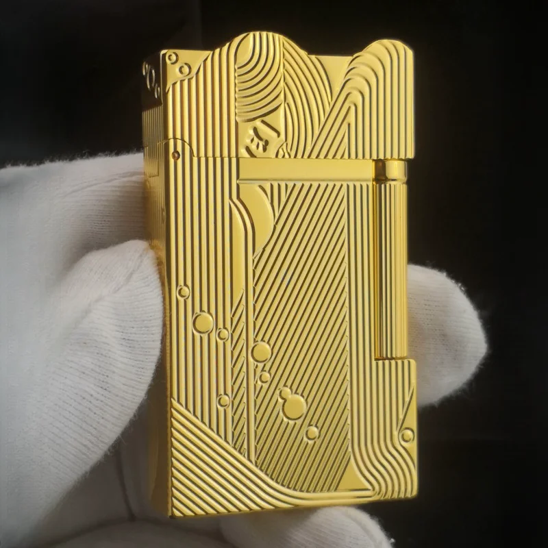 Персонализированная креативная Бутановая газовая зажигалка имитация яркого