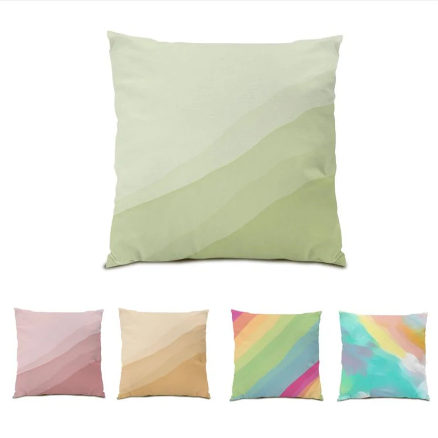 

Luxury Headrest Cover Polyester Linen Material Cushion Cover 45x45 Retro Velvet Pillowcase Multiple Colour Color Map Art E0069