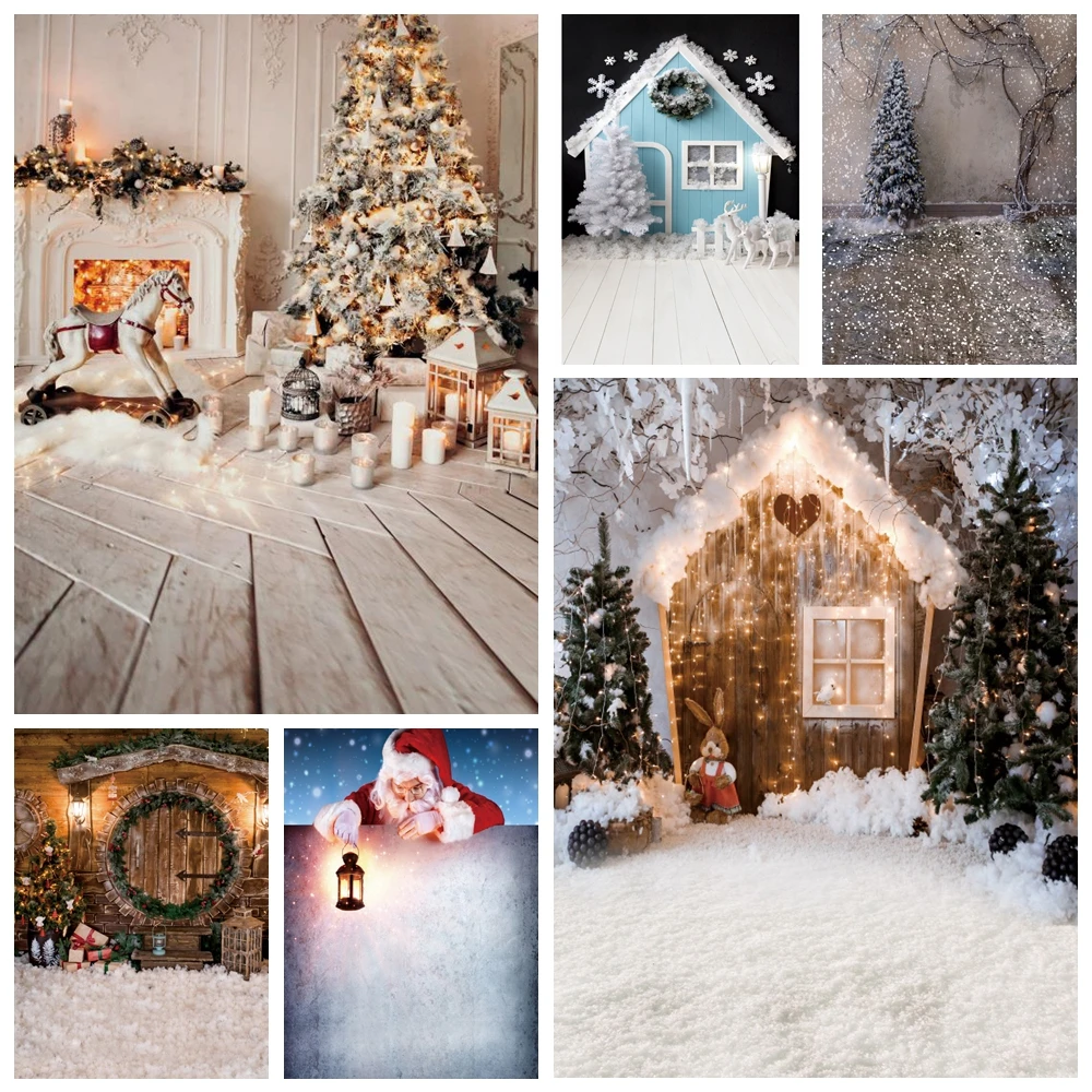 Рождественская елка камин фотосессия Снеговик окно ребенок семейный портрет