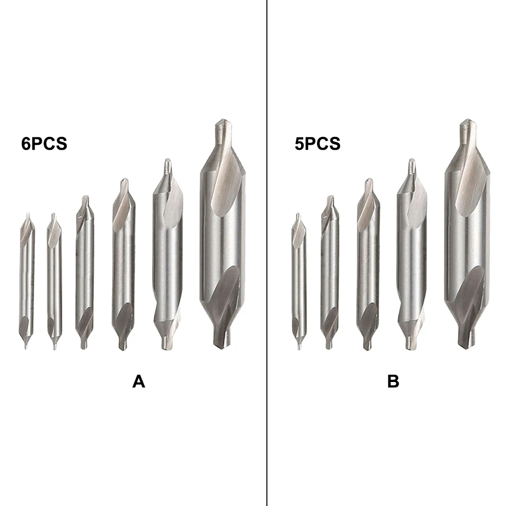 

Center Drill Bit Woodwork Drilling Bits Hole Opener High-speed Steel DIY Portable Professional Punching Hand Tool 5PCS