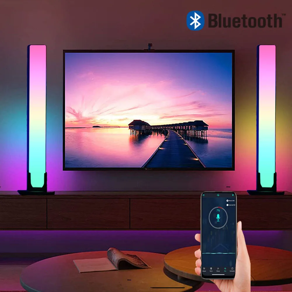 

2 шт., Bluetooth-подсветильник ка для вечерние, ТВ