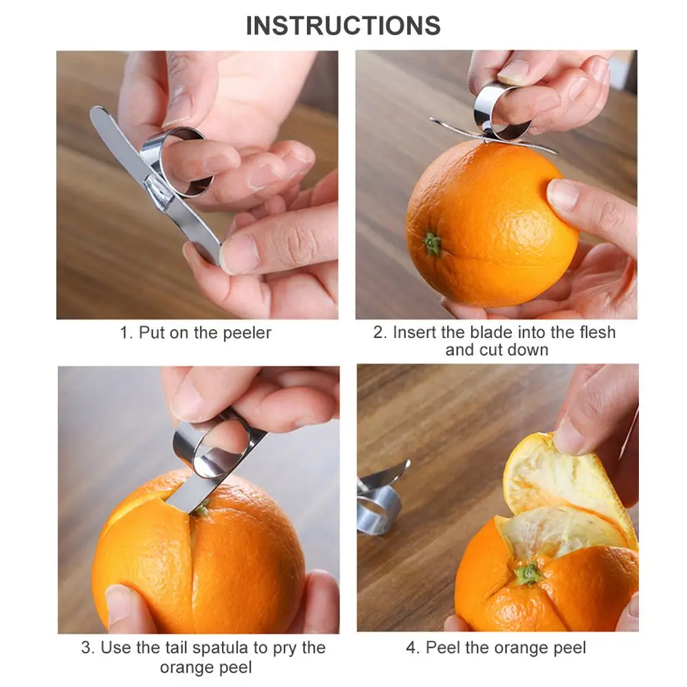Кухонный инструмент для удаления лимона и цитрусовых из нержавеющей стали