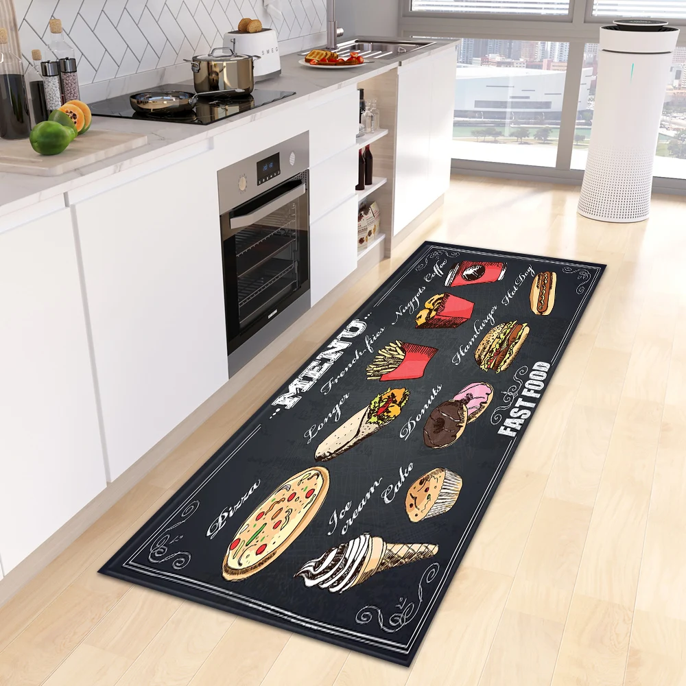 

Modern Kitchen Mat Bathroom Foot Carpet Home Entrance Doormat Living Room Bedroom Floor Door Decor Hallway Balcony Anti-Slip Rug