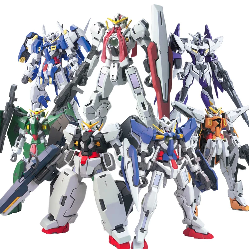 

Подвижная кукла Bandai HG00, Лавинный энергетический ангел, сила ангела, Властелин ангела, ангел, ангел, три красных сборки, Gundam